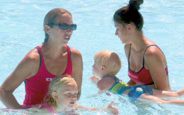 Pool provides comfort during heat wave